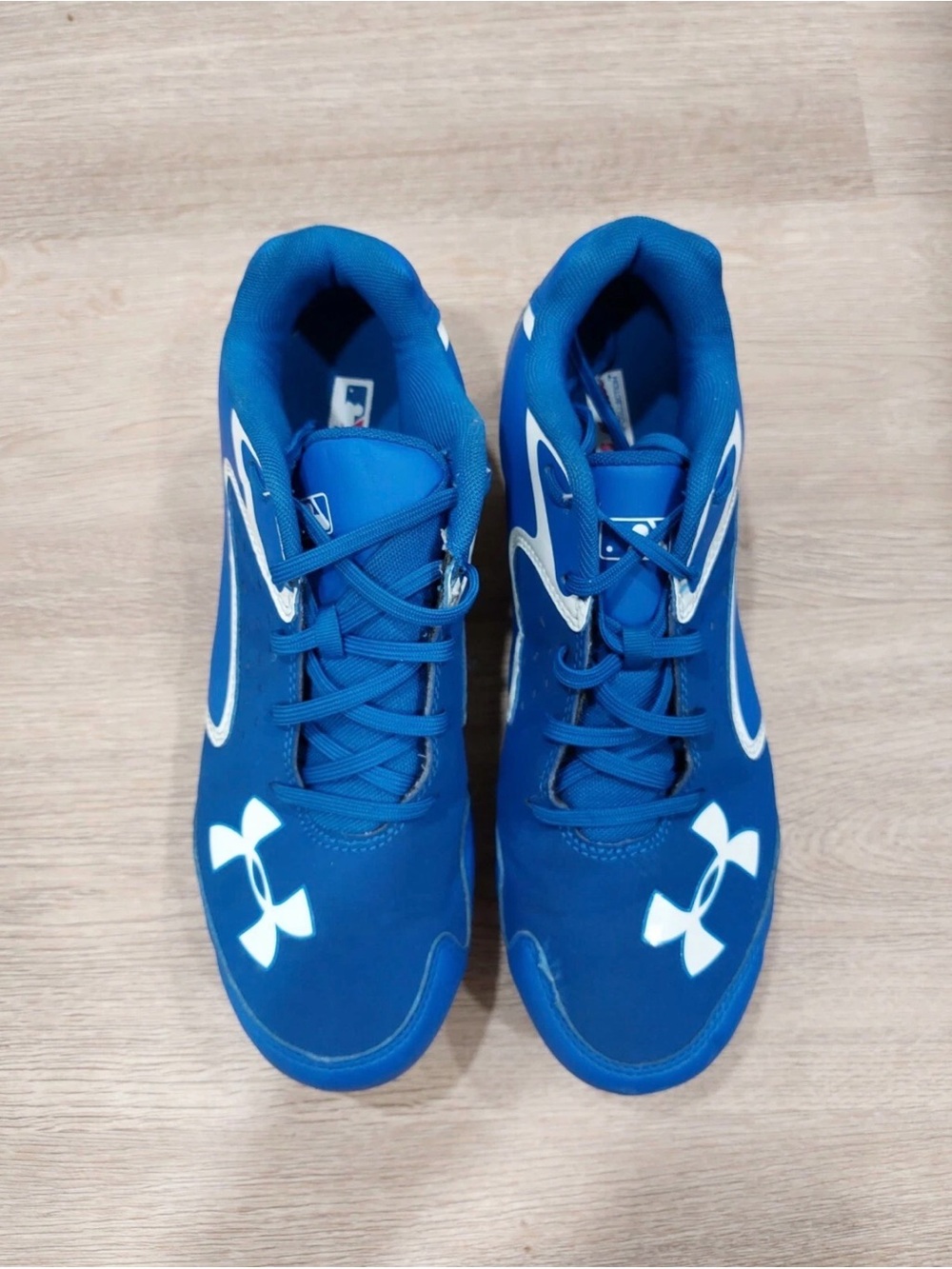 Under Armour/Authentic/Men’s/Size 8,5/Blue/Football/Shoes/